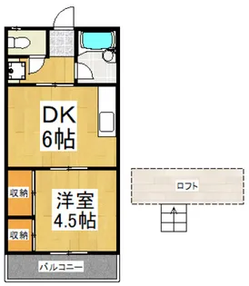 エル鷹の台I【1階】の間取り
