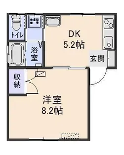 Ym堤端III【1階】の間取り