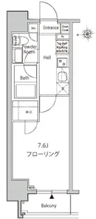 カーサスプレンディッド新宿御苑【6階】の間取り
