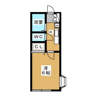 ハウス池亀1号館【2階】の間取り