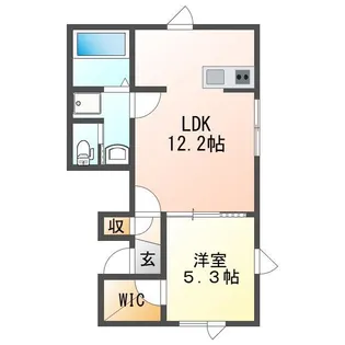 ReNARE鐙【1階】の間取り