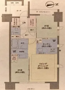 シティハウス千代田外神田【9階】の間取り