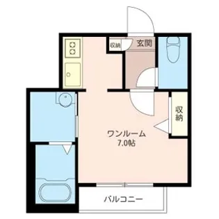 インベルサ三軒茶屋【2階】の間取り