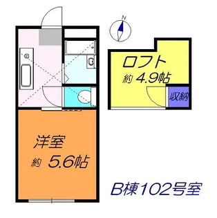アイムズガーデンX【1階】の間取り