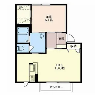 ユーフォリア駅南【2階】の間取り