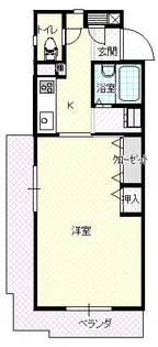 プラザマンション【4階】の間取り