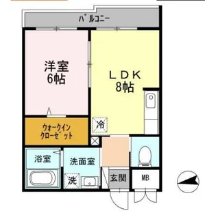 仲六郷ガーデン【2階】の間取り