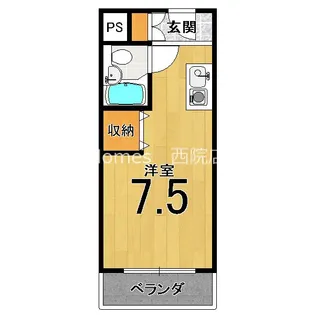 メゾン・ド・ハラ【2階】の間取り