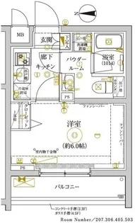 レアライズ新丸子II【2階】の間取り