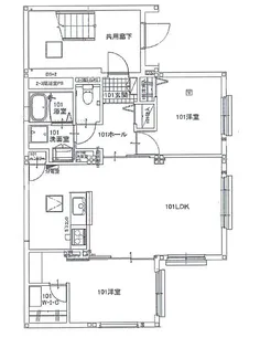(仮称)lien RESIDENCE 宮田町【1階】の間取り
