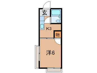メンズスタ-ヒル【2階】の間取り