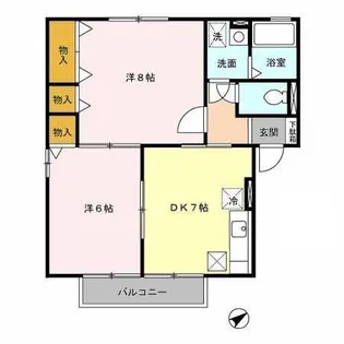 グランシャリオI【1階】の間取り