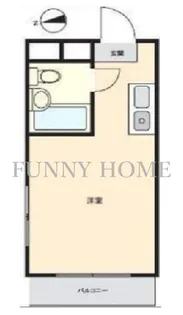 レジダンス・イン・三軒茶屋【3階】の間取り