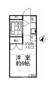 ウィザード小手指【2階】の間取り