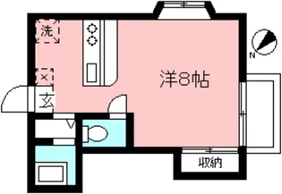 メゾンドロミ【2階】の間取り