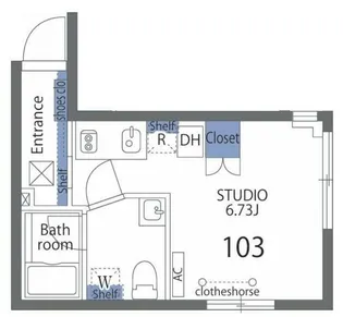 アヴァンタージュ恵比寿の間取り