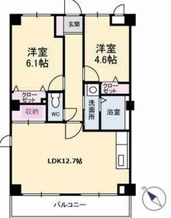 フィネスヒロタ【2階】の間取り