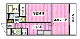 プレミール【1階】の間取り