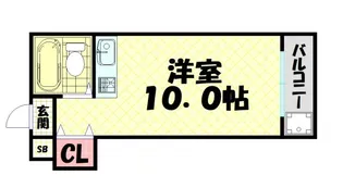 司ハイツ【5階】の間取り