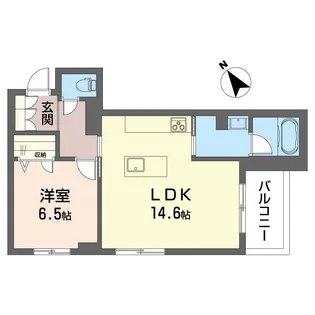 リリー シャルマン【2階】の間取り