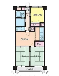 グランフェリーチェ泉中央【2階】の間取り