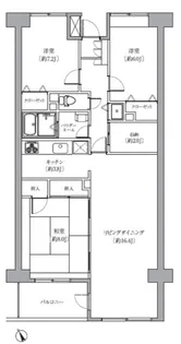 エルプレイス下総中山II【3階】の間取り