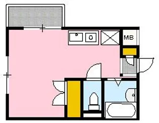 メイテル吉野町【2階】の間取り