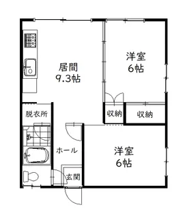 すみれマンション【2階】の間取り