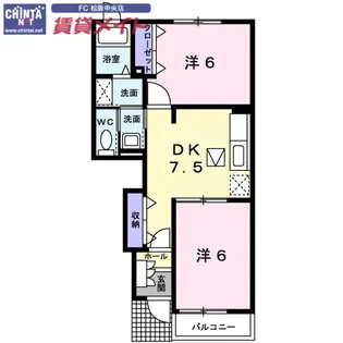 オプティIII【1階】の間取り