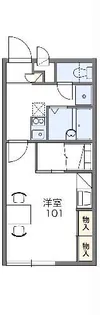 レオパレスブリエ【2階】の間取り
