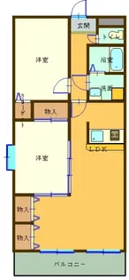 マッシモ グローリア【4階】の間取り