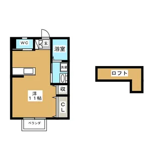 泉コーポII【2階】の間取り
