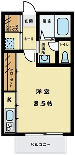 カーサ・フェリーチェ【1階】の間取り