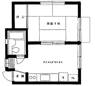 シュロス桜新町【2階】の間取り