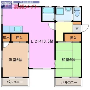 アーバンKEN【4階】の間取り
