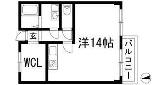 エミネンス神田【1階】の間取り