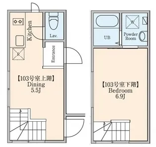 PROTO大井町I【1階】の間取り