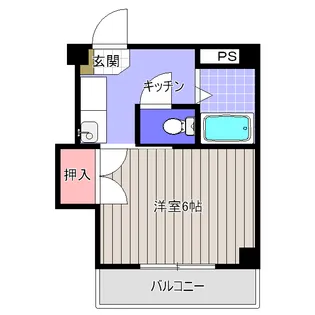 プラザ一福【3階】の間取り