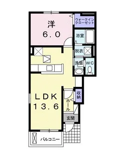 サン・シャイン【1階】の間取り