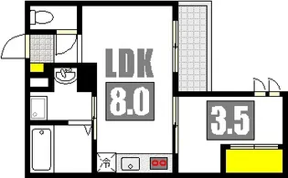 Regalest Glory Desire【2階】の間取り