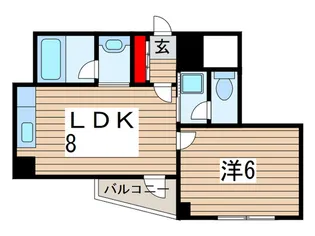 ジュネパレス千葉第27【5階】の間取り