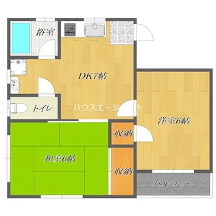 フォレストハイムA【2階】の間取り