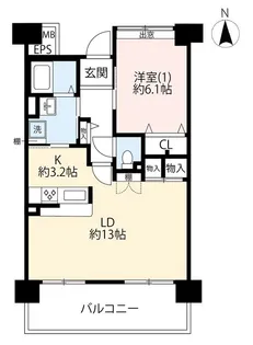 URグリーンヒルズ東久留米【2階】の間取り