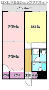 紫竹山ビル【6階】の間取り