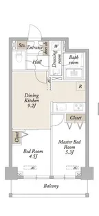 KDXレジデンス梅島【6階】の間取り