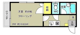 ハウス井上【2階】の間取り
