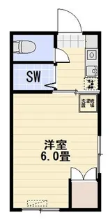 岡埜ハイツ【2階】の間取り