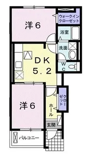 ルピナス【1階】の間取り