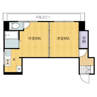 シティスペース【2階】の間取り