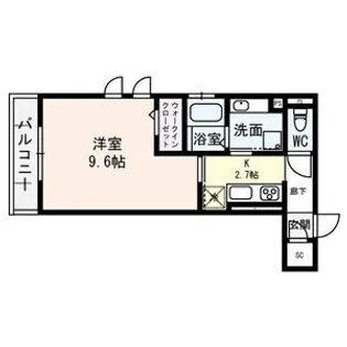 フォーシーズンズ瑞光【1階】の間取り